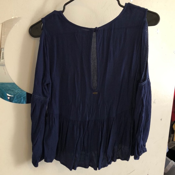 Bohemian O’niell navy blouse XS never worn 🌊 - Picture 3 of 7
